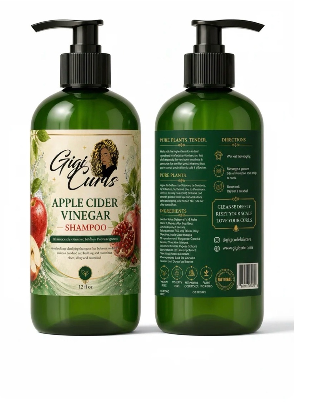 GIGI C Apple Cider Vinegar Shampoo - Green
